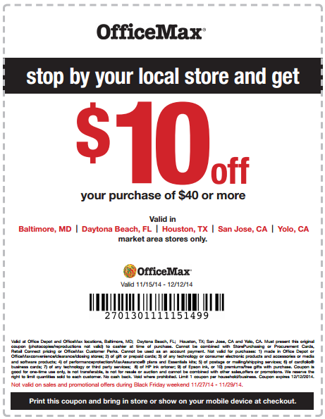 Office Depot and OfficeMax