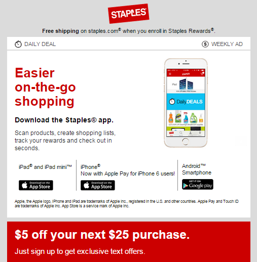 Staples