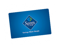 One-Year Sam's Club Membership: Save on Gas Too!