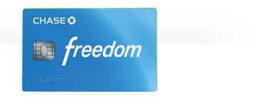 Chase Freedom Credit Card Cash Back offer