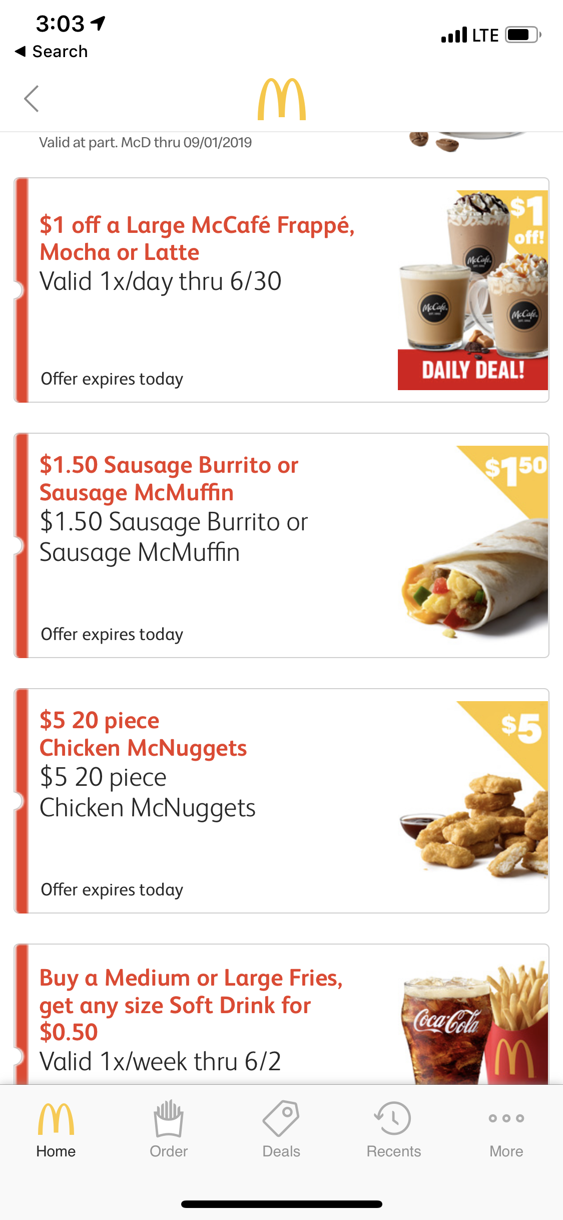 McDonalds App Coupons