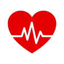 Heart Isometric Health Care Concept Red ...