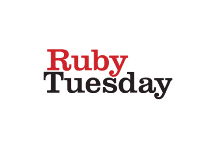 Ruby Tuesday Coupon - Monday Until 4pm: $9.99 Endless Garden Bar plus soup or baked potato.

Tuesday All Day $6.99 Ruby's Cheeseburger or select sandwiches. For $8.99 try our Mushroom Swiss Burger or Loaded Guac Smashed Burger.

Tuesday Dinner - Kids eat free after 5pm with an adult entree purchase

Wednesday Lunch $7.99 Endless Garden Bar Entree until 4pm
Wednesday Dinner after 4pm $11.99 Half-Rack of Baby-Back Ribs

Thursday - Throwback Thursday New Special $8.99 Cheesesteaks 
$8.99 Garden Bar + Single American Smashed Burger
$10.99 Garden Bar + Double American Smashed Burger
NEW DEAL - $10.99 Garden Bar + Crispy Chicken Sandwich
Upgrade to a Mushroom Swiss or Loaded Guac Smashed Burger for $11.99

Friday Lunch $8.99 Philly Cheesesteak
$7.99 Blackened Chicken or Cheese Quesadilla
Friday Kids Eat Free all day

Friday & Saturday, Sunday
Come by for a 6 oz Rib Eye, Endless Garden Bar Entree,
Ruby's Cheeseburger, or Cajun Chicken Pasta for only $9.99 each.

Saturday Lunch $8.99 Endless Garden Bar Entrée until 4pm
After 4pm: $23.99 rib Eye, ribs & Crispy shrimp combo

Sunday Dinner after 4pm
$12.99 Ribs & Crispy Shrimp Combo

At participating locations.

Specials on Monday, Tuesday, Wednesday, Thursday, Friday, Saturday, Sunday